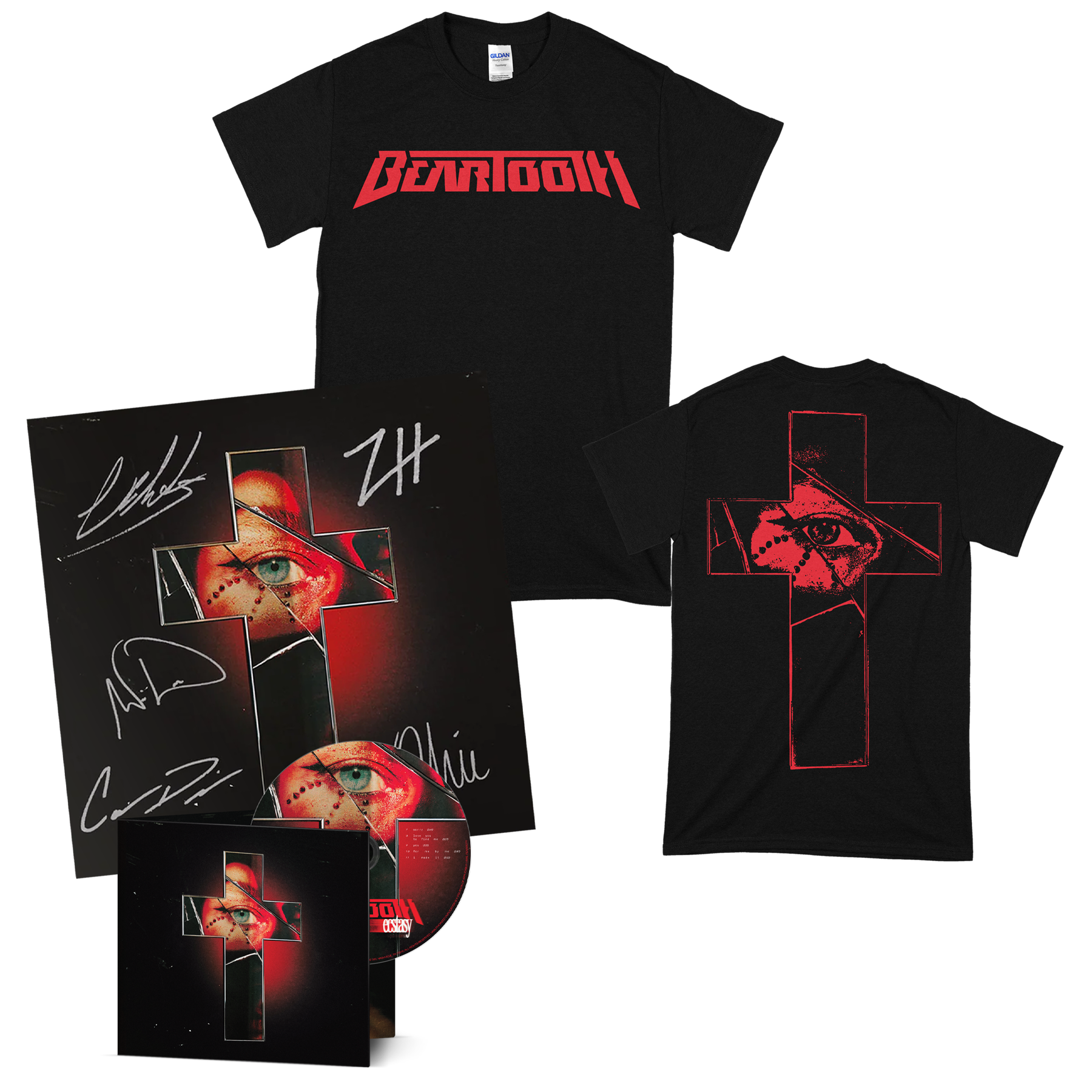 Pure Ecstasy (CD) Bundle + Signed 12" Print