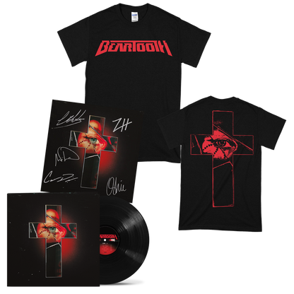 Pure Ecstasy (Black Vinyl) Bundle + Signed 12" Print