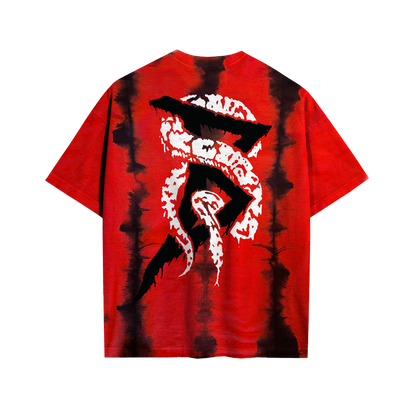 Snake On My Back Red Dye | T-Shirt