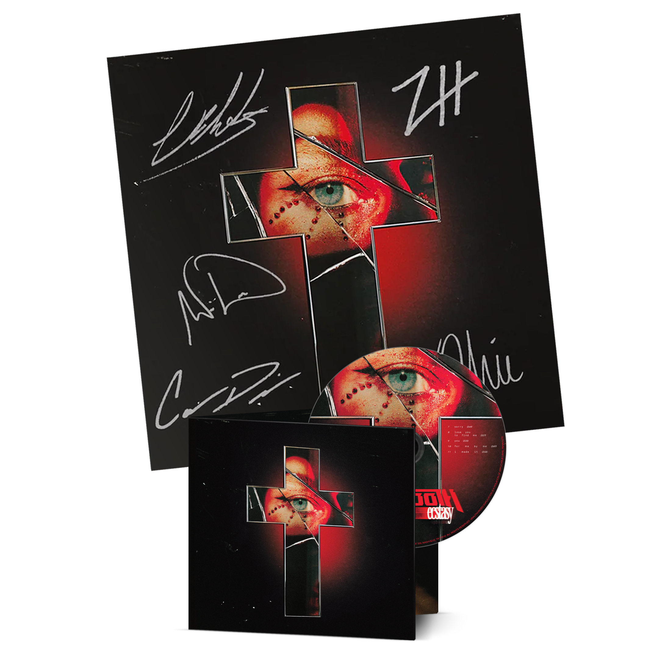 Pure Ecstasy (CD) + Signed 12" Print